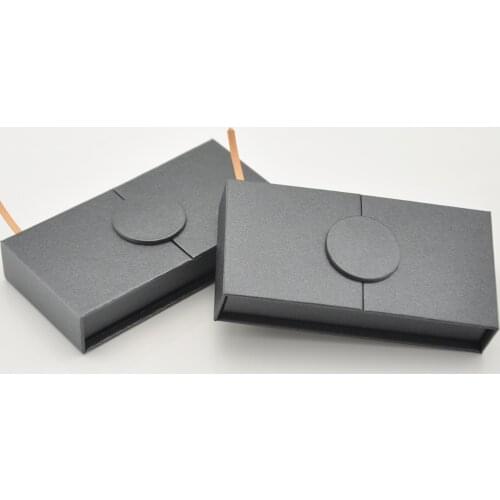 Wholesale False Eyelashes Package Eyelash Packaging Black Book Box Custom Logo Lash Boxes Packaging Mink Lashes Makeup Case Bulk