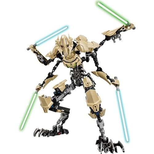 JOYLIVE Plastic Building Block Toys Childhood Memories And Animation Surrounding Toys Laser Sword Robot