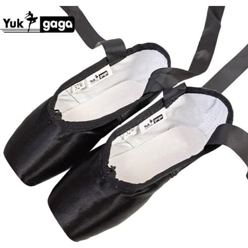 New Ballet Pointe Shoes Child and Adult ballet pointe dance shoes ladies professional ballet dance shoes with ribbons shoes