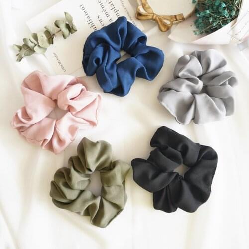 New Women Ladier Hair Scrunchies Headwear Ponytail Holder Hair Ties Ropes Elastic Hair Bands