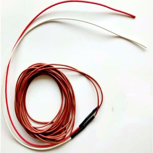 Lage Kosten Carbon Warm Floor Kabel Koolstofvezel Verwarming Draad Elektrische Hotline Nieuwe Infrarood Verwarming 3K 5M 72W 50C