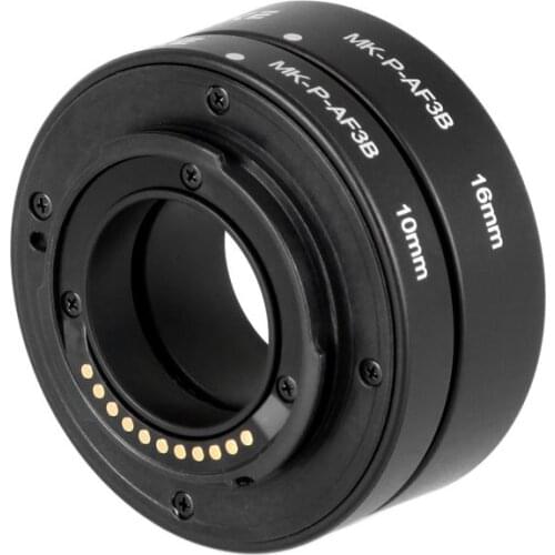 Meike Auto Focus Macro Extension Tube 10mm 16mm for M43 mount em1 em5 em10 G1 G2 G3 G5 GF1 GF2 GF3 GF5 GH1 GH5 camera
