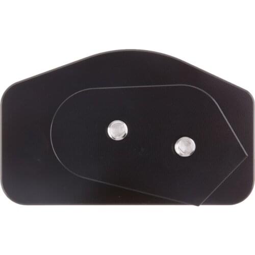 1 Piece CNC Aluminum Alloy Motorcycle Foot Peg Extension Plate Pad Enlarge for BMW G310GS G310R 2017-18 Titanium,Black