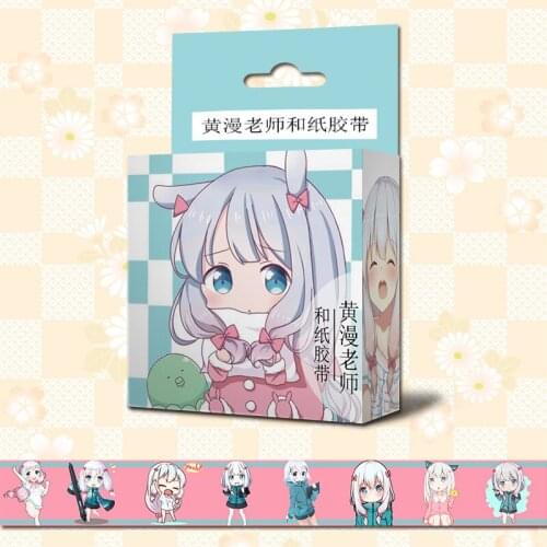 10 boxes/lot Anime Eromanga Sensei Washi Tape Adhesive Tape TOY Yamada Elf Senjyu Muramasa masking tapes Paper stickers 5M
