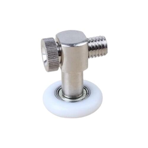 2pcs Bathroom slide Door single wheel Pulley rpller Single Crane Wheel Roller for Old-fashioned Shower Room Wholesale