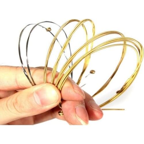 6pcs High Quality 950mm Steel Bronze Strings Acoustic Wooden Guitar 60XL 0.010-0.048 FREE SHIPPING