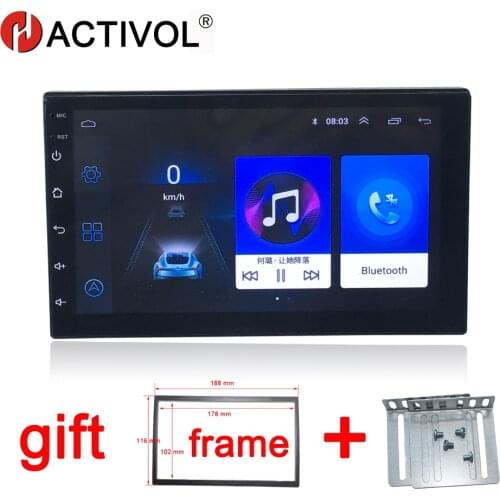 HACTIVOL 7" quadCore 1G 16G Android 8.1 Car radio for Nissan Hyundai Toyota Volkswagen Mazda BYD Kia VW car dvd player gps navi