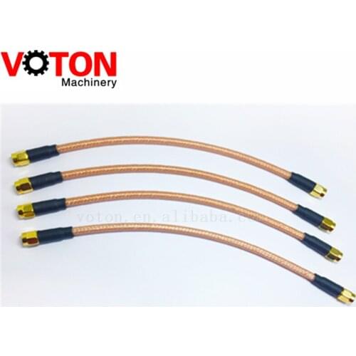 Free shipping 1 piece Reversed Polarity SMA RP SMA male plug to SMA male plug RG142 Double Shielded Cable Assembly