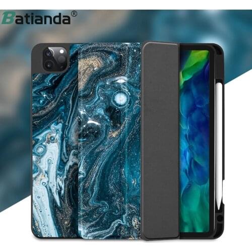 Batianda Case for Apple iPad Pro 12.9'' 2020 & 2018Full Body Protective Rugged Shockproof Case with Auto Sleep/Wake A2229 Model