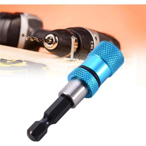 60mm 1/4" Hex Hex Shank Drill Screw Magnetic Drywall Screw Bit Holder Quick Release Handle Screwdriver Bit Long Extention Holder
