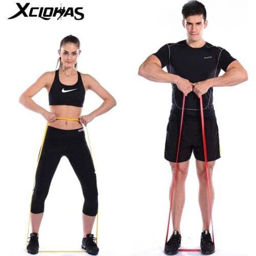 XC LOHAS Pilates Resistance Bands For Body Building Natural Latex Loop Stretch Workout Strength Elastic Band Fitness Equipment