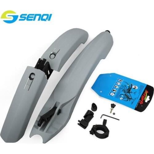 7 Colour Mountain Bicycle Mudguards Quick-release Fenders With Taillights Riding Accessories BZP001