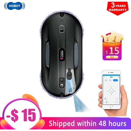 HOBOT 388 Commercial Double Side Outdoor Magnetic Window Cleaner Magnet Automatic Wireless Remote Control Glass Window Cleaner