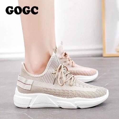 GOGC Summer Woman Sneakers Female platform Lace Up Causal Shoe for Women basket femme Ladies Flat Shoe 691