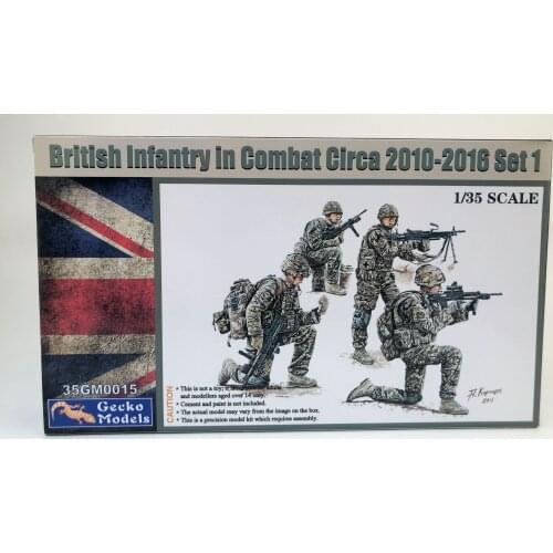Gecko Models 35GM0015 1/35 British Infantry in Combat Circa 2010-2016 Set1 Model Kit