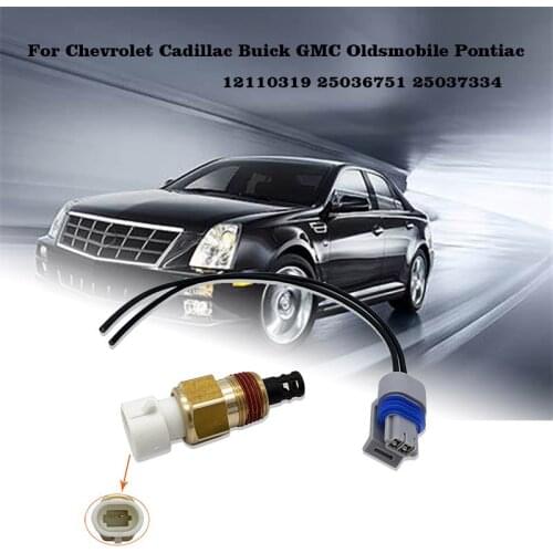 New 2Pin Intake Air Temperature Sensor W/ Connector 2-Way Female Pigtail For IAT/MAT/ACT 25036751, 25037225, 25037334