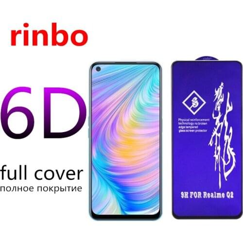 9H Full Cover Tempered Glass For OPPO Realme 1 2 3 5 6 6i 7 7i X7 U1 X Q XT X2 X3 X50 V5 Pro Screen Protector Full Glass