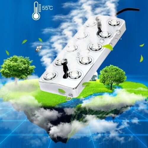 High Quality 10 Head 7000ml/h Ultrasonic Mist Maker Fogger Atomizer Diffuser Nebulizer Cleaner Vaporizer Air Humidifier