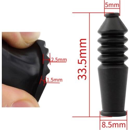 4 Pcs/pack Mountain Folding Bicycle Dust Jacket Brake Line V Elbow Protection Cover Accessories Rubber Sleeve K1KD