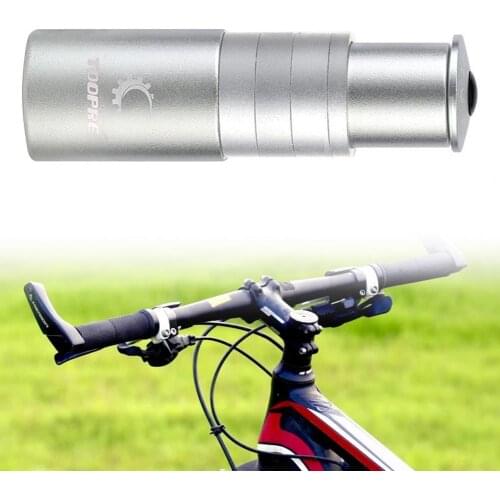 Long Life Span 1Set Durable Bike Handlebar Stem Riser Portable Handlebar Extension Double Screw Fixation for Repair