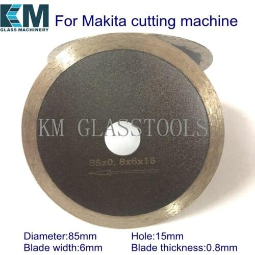 10 PCS Free shipping! D80*Hole20(16)mm/D100*Hole20(16)mm or D85*Hole15mm(Makita cutting machine), Glass diamond cutting blades