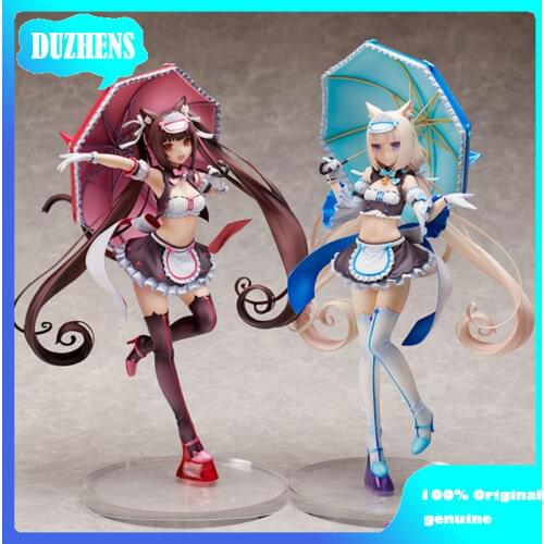 100% Original genuine NEKOPARA Chocolate and vanilla 1/7 Racing girl Action Figure Anime Figure Model Toys Figure Doll Gift