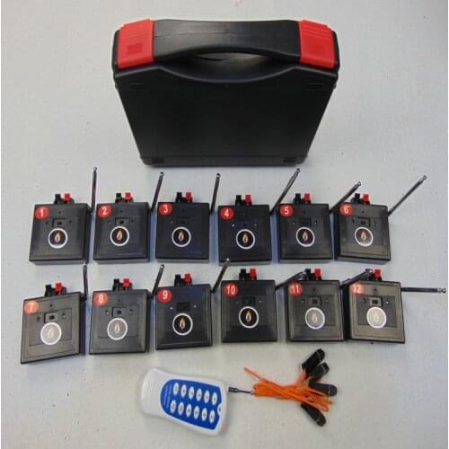 12KEY Remote C12 12 Cues fireworks stage yellow line 433mhz electric wire smart switch wedding equipment-wireless switch