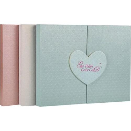 126 Colors Professional Nail Gel Polish Display Card Book Color Board Palette Manicure Nail Art Salon Tool 20#921