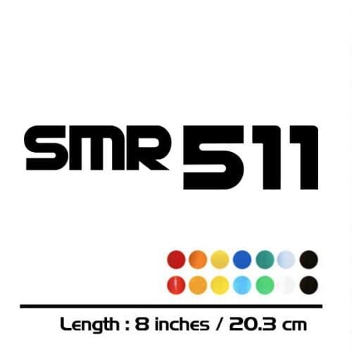 2X Motorcycle sticker bike Fuel tank Wheels helmet fairing Luggage MOTO car accessories reflective decal For Husqvarna SMR511