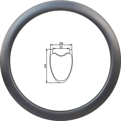 460g 700c all road gravel disc clincher tubeless carbon rim 44mm deep 28mm wide 21mm inner UD 3K 12K Twill 20H 24H 28H 32H 36H