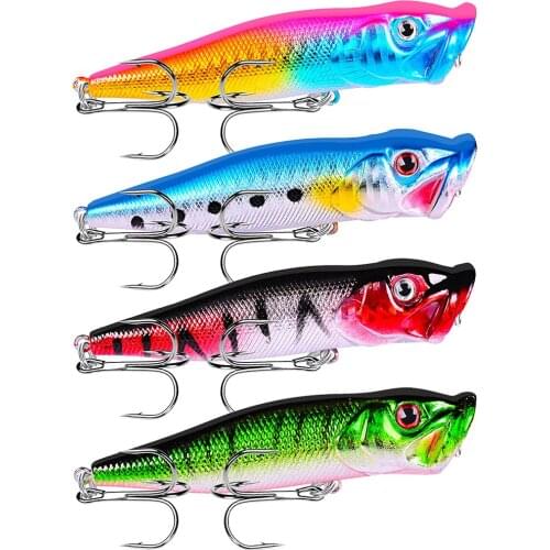 9.5cm/12g Top Water Popper Fishing Lure Hard Bait Artificial Jerkbait Crankbaits Wobblers Swimbait Fishing Tackle