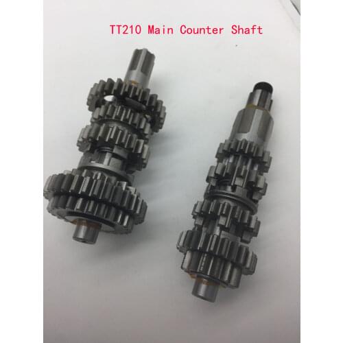 A476 Motorcycle Engine Main Counter Shaft Tooth Speed Gears Assembly For TT210 TT300 Dirt Bike Gear Air-cooled Engines