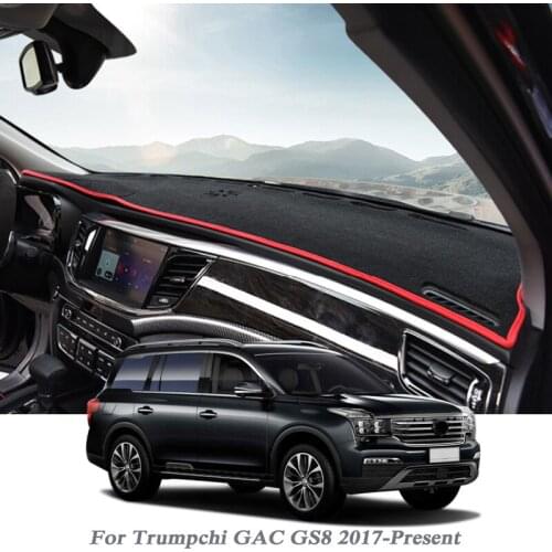 Car Styling Dashboard Protective Mat Shade Cushion Pad Rose Carpet MAT For Trumpchi GAC GS8 2017-Present LHD Internal Accessory