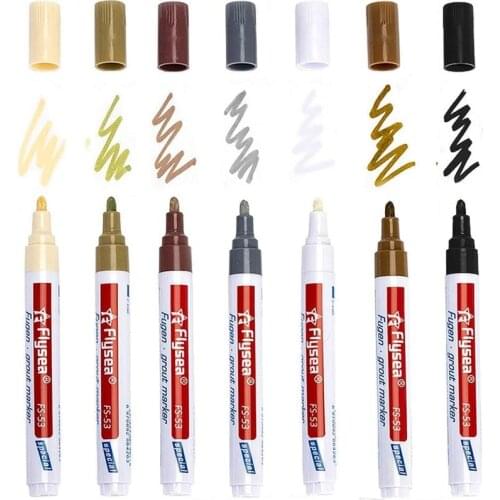 Color Pen White Tile Refill Grout Pen Tile Gap Repair Waterproof Mouldproof Filling Agents Wall Porcelain Bathroom Paint Cleaner