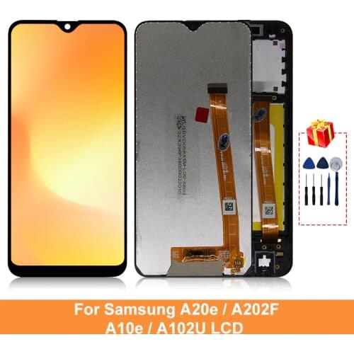 Original For Samsung Galaxy Display A10E A102F A102 LCD Touch Screen Digitizer For Galaxy A20E LCD A202 A202F A202DS Replacement
