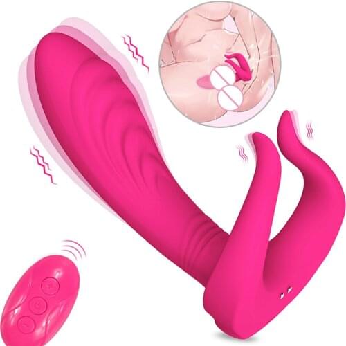 Dildo Penis Vibrator Couple Vagina Clitoris Stimulator Sex Toys For Men Women G-Spot Vibrator Penis Nipple Massager Remote
