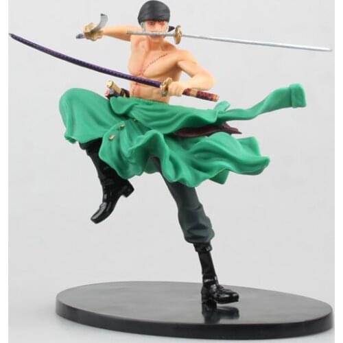 One Piece Roronoa Zoro Figurine Colossum Battle Ver PVC Action Collection Figure Model Gift Luffy 15cm