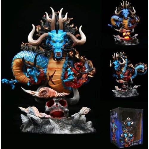 Japanese Anime Beastization Kaido Four Emperors PVC Action Figure Model Collectible Toy Doll Gift