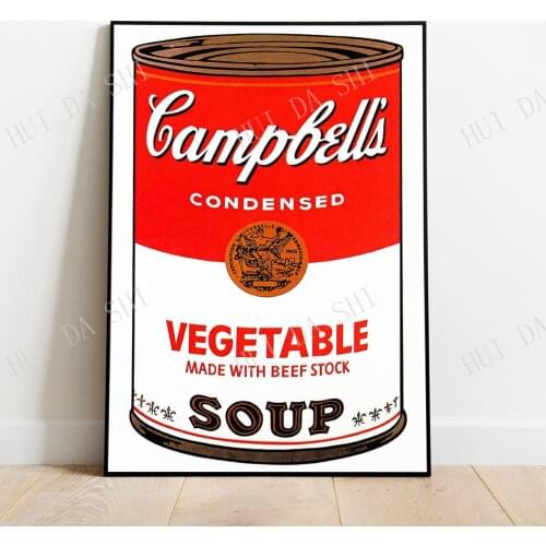 Vegetable Soup - Andy Warhol Art Print, Pop Art, Pop Art Print, Andy Warhol Poster, Contemporary Art