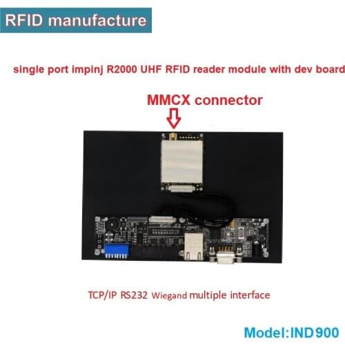 TCP/IP RS-232 interface 4 ports impinj r2000 865-868Mhz uhf rfid module reader for people access sports race timing system