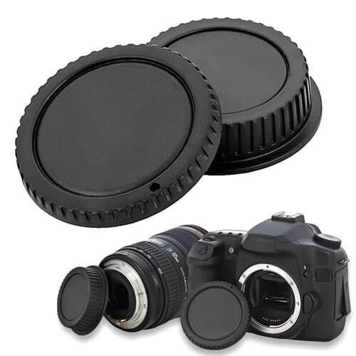 Camera Body Cap and Rear Lens Cover Cap for Canon EOS