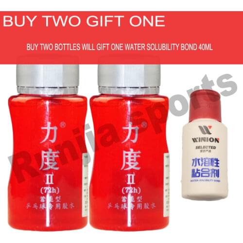 Lidu No.1 No.2 organic glue bond adhesive for assemble table tennis rubber and blade to racket ping pong game