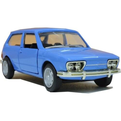 Diecast 1:43 Scale Brasilia Car Simulation Classic Car Alloy Car Model Collectible Static Decoration Gift Kids Toys Boys