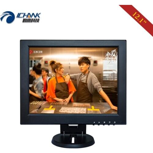 ZB120JN-TV1/12" inch 800x600 4:3 Small Built-in Speaker RF Antenna TV HDMI Satellite Cable Television Monitor LCD Screen Display