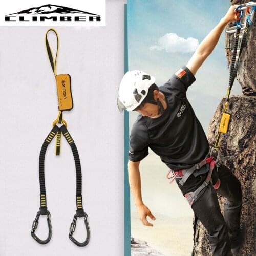 【New store 】 Professional High Altitude Protective Safety Belt Sling Lanyard With Hook High Strength Wearable Anti Fall Off