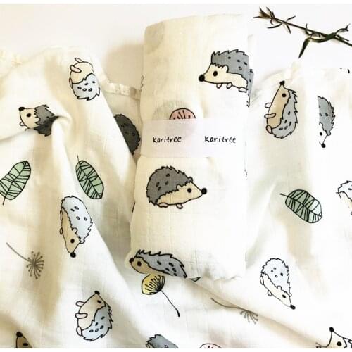 120*120cm Bamboo Cotton Swaddle Blanket Print Muslin Baby Blankets Infant Swaddle Towel For Newborns Baby Wrap Kids Bed Sheet