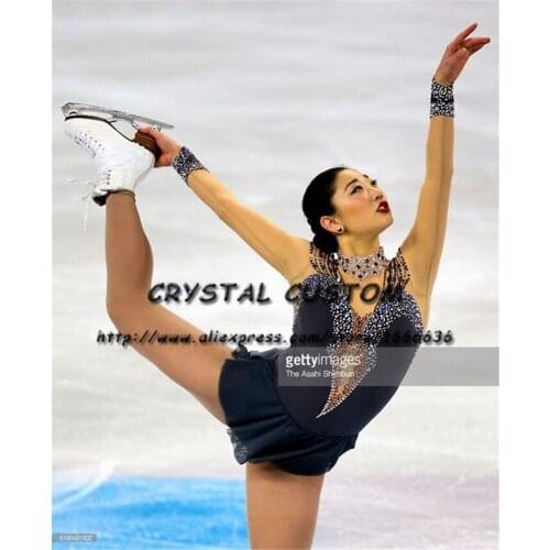 Custom Figure Skating Dresses Graceful New Brand Girls Ice Skating Dresses For Competition DR4280