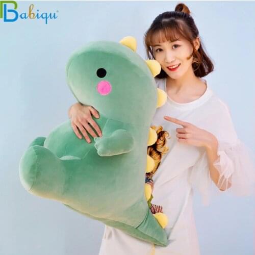 25-50cm Super Soft Lovely Dinosaur Plush Doll Cartoon Stuffed Animal Dino Toy for Kids Baby Hug Doll Sleep Pillow Home Decor