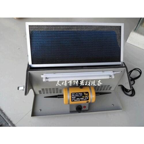 Diy Dental Polishing Machine with Dust Collector Bench Lathe Motor jewelry making Buffing 2 pcs Buff or 2 pcs 78 mm Brush Free