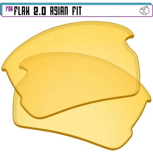 EZReplace Polarized Replacement Lenses for - Oakley Flak 2.0 Asian Fit (AF) Sunglasses - Night Vision